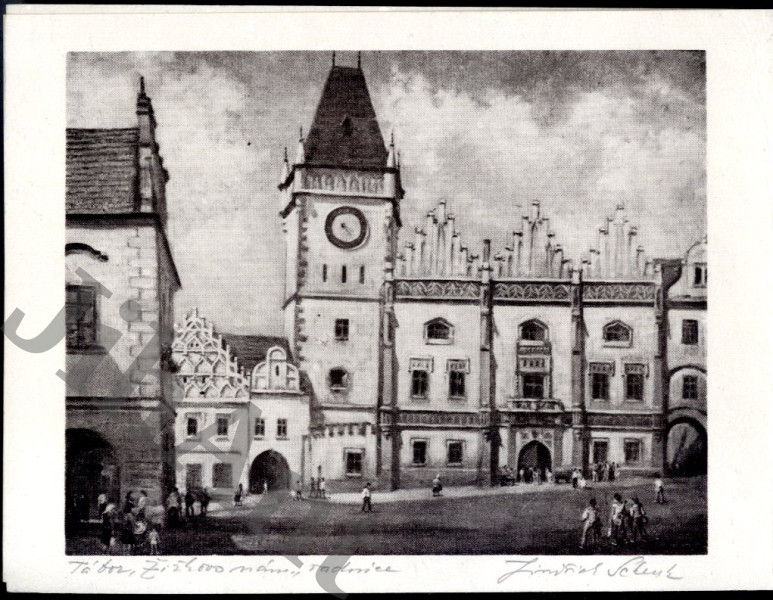 Tábor - radnice, tisk