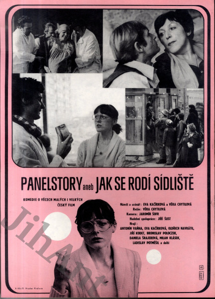 Filmový plakát - Panelstory aneb Jak se rodí sídliště - PŮVODNÍ PLAKÁT ! 