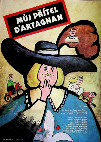 Filmový plakát - Můj přítel D´Artagnan
