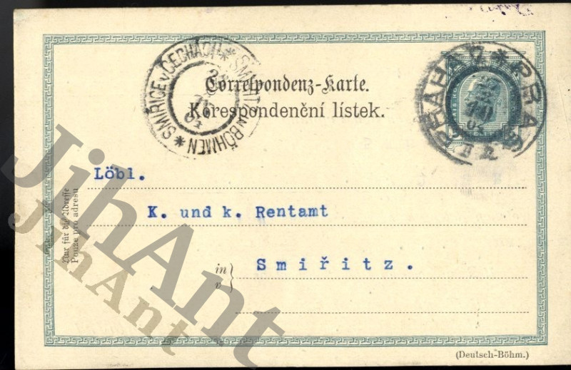 Clayton & Shuttleworth Ltd. - strojírenská společnost - korespondenční lístek