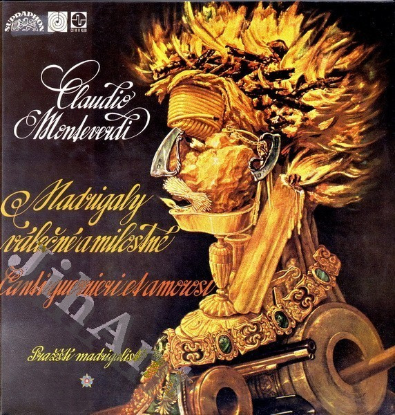 LP - Claudio Monteverdi - Pražští madrigalisté