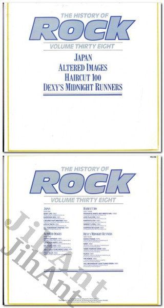 2 LP - Japan - Altered Images - Haircut 100 - Dexy's Midnight Runners – The History Of Rock (Volume Thirty Eight)