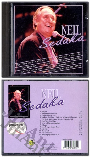 CD - Neil Sedaka – Neil Sedaka Live On Stage