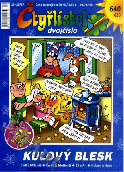 Čtyřlístek dvojčíslo č. 639-640 - Kulový blesk