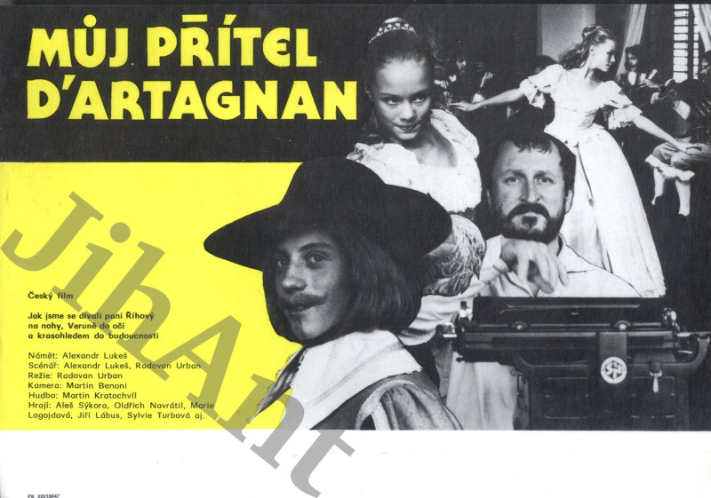 Filmový plakát, slepka - Můj přítel D´Artagnan