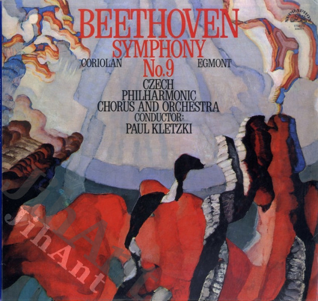 LP -   Beethoven, Czech Philharmonic Orchestra, Czech Philharmonic Chorus, Paul Kletzki – Symphony No. 9 - Coriolan ꘎ Egmont