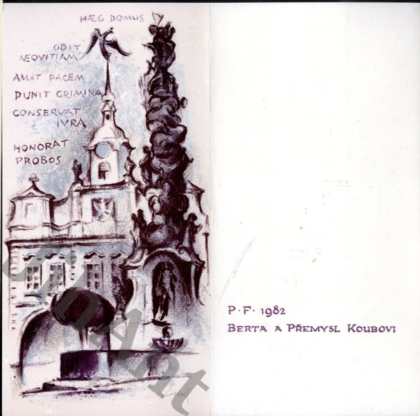 PF 1982 - Berta a Přemysl Koubovi