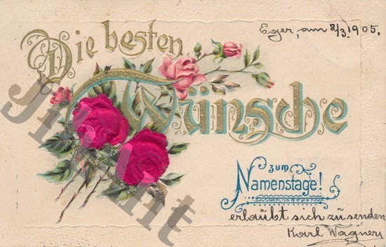 Die besten Wunsche zum Namenstage!