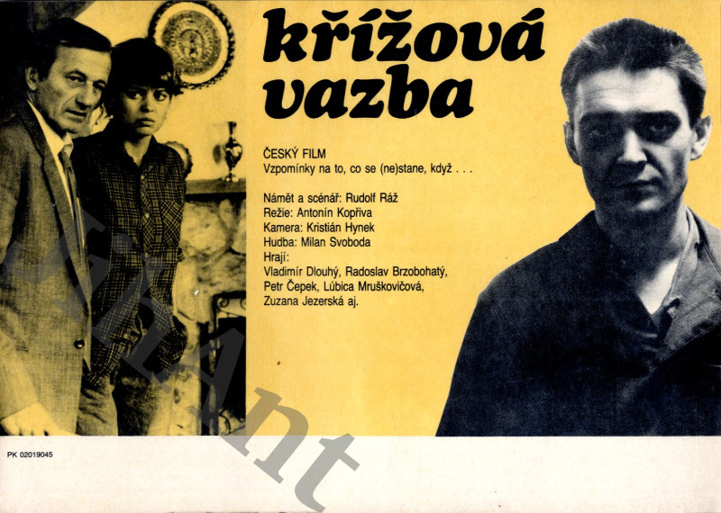 Filmový plakát, slepka - Křížová vazba