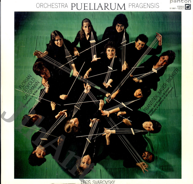 LP - Orchestra Puellarum Pragensis – Frantisek Xaver Richter Adagio And Fugue In G Minor Sinfonia A Quattro In Do Minore. Florian Leopold Gassmann Symphony In B Flat Major