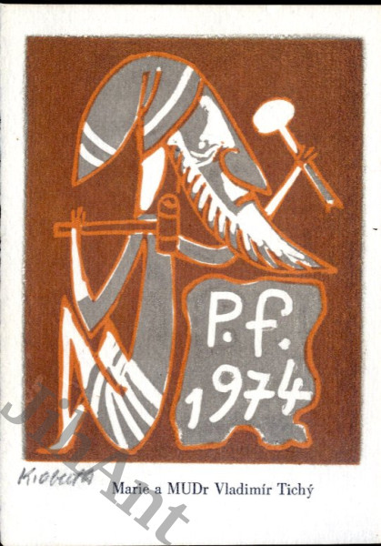 PF 1974 - K. Oberthor - Marie a MUDr. Vladimír Tichý