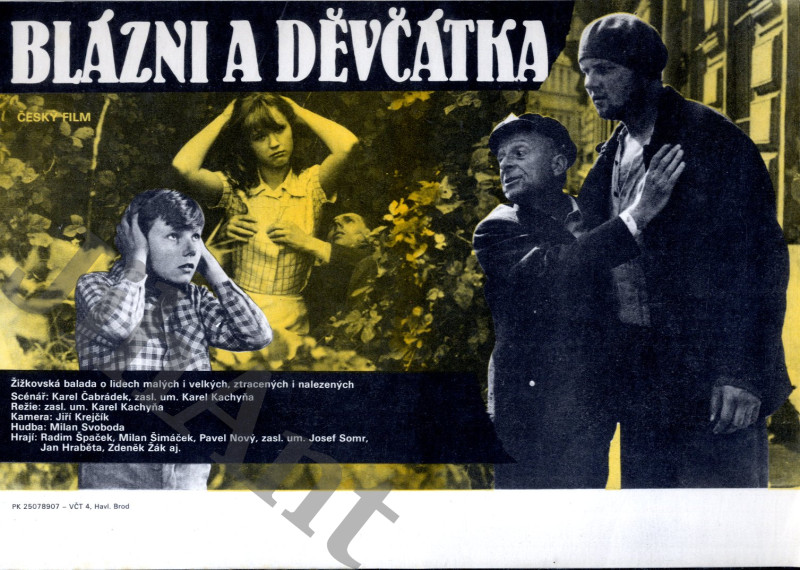 Filmový plakát, slepka - Blázni a děvčátka