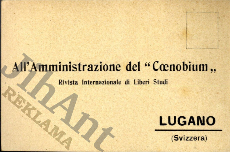 Korespondenční lístek - LUGANO