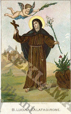 Svatý obrázek - B. Lucia Calatagirone